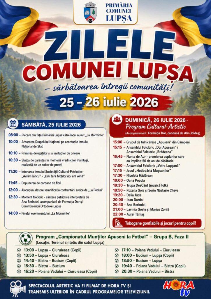 Zilele Comunei Lupșa 2026