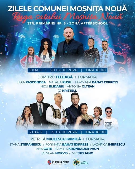 Zilele Comunei Moșnița Nouă 2026