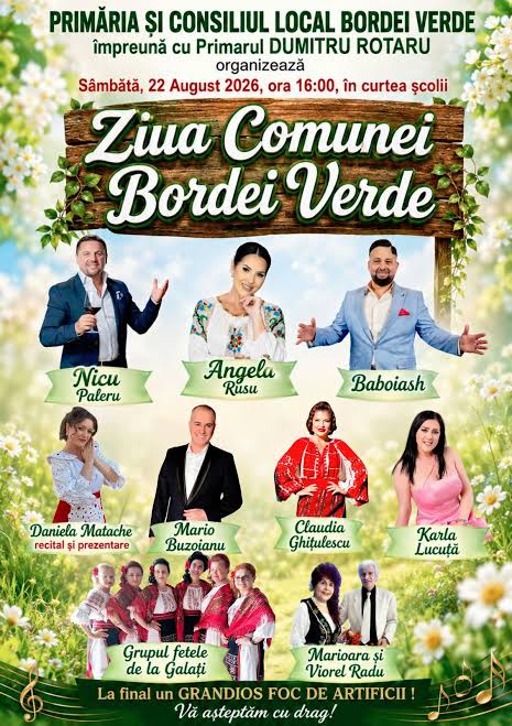 Ziua Comunei Bordei Verde 2026