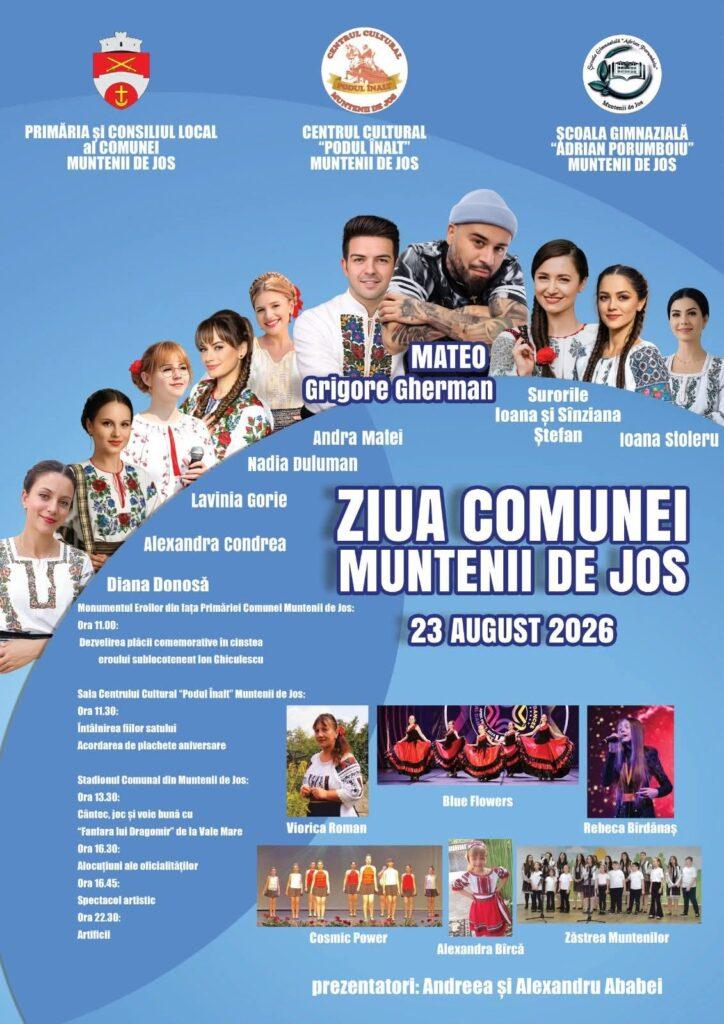 Ziua Comunei Muntenii de Jos 2026