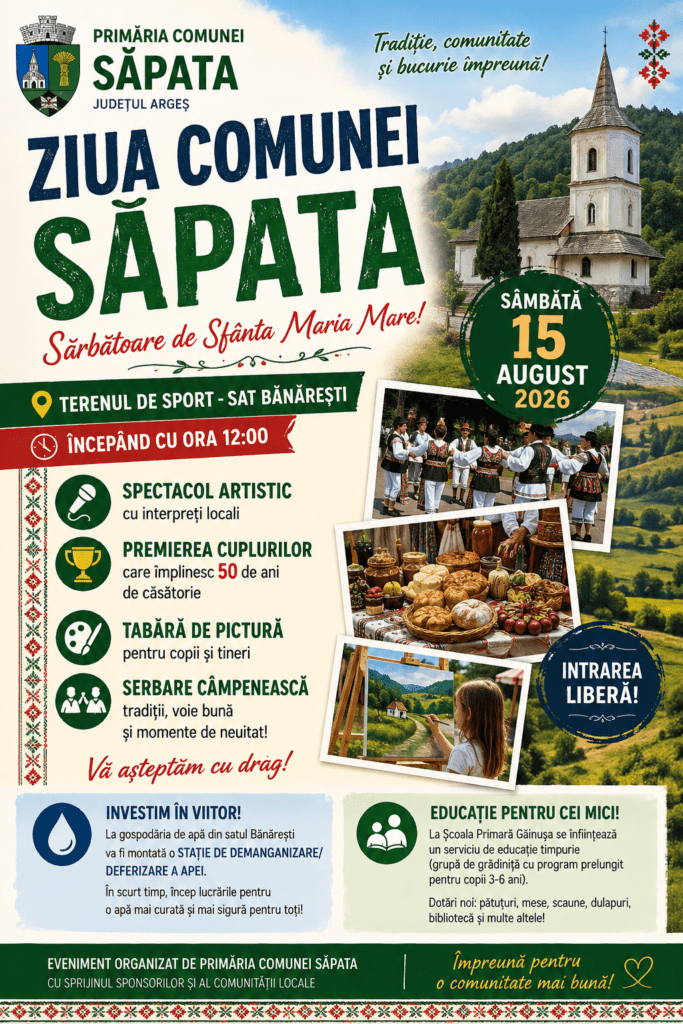 Ziua Comunei Săpata 2026