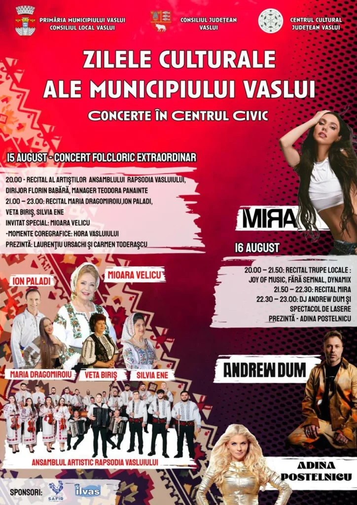 Zilele Culturale Vaslui 2026